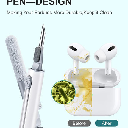 2-Pack AirPods Pro Cleaner Kit – Multi-Function Pen with Brush & Sponge