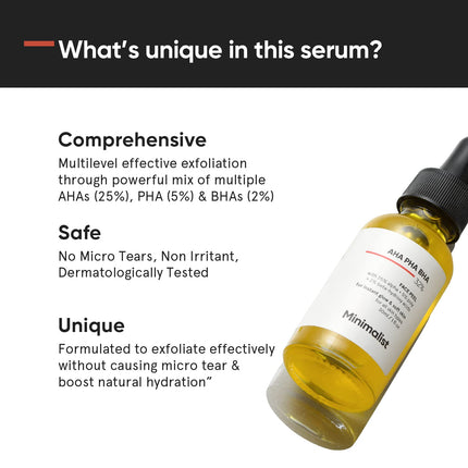 32% AHA BHA PHA Peeling Solution – Smooth Skin & Deep Pore Cleansing