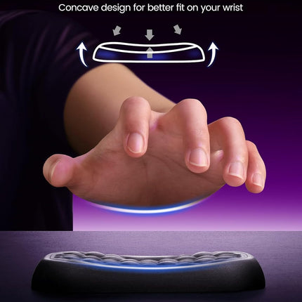 Keyboard and Mouse Wrist Rest Memory Foam Ergonomic Support Pad for Desk