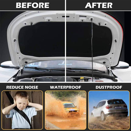 33Ft Universal Self-Adhesive Weather Seal Strip – 2 Rolls for Car Doors & Windows
