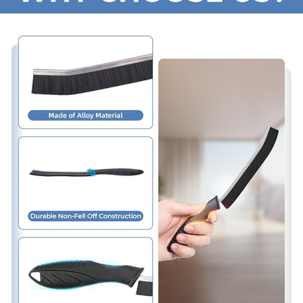 Crevice Cleaning Brushes – Perfect for Tight Spaces in Bathroom, Kitchen, & More