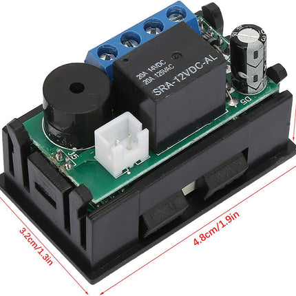 12V Electronic Thermostat – LCD Temp Controller with Relay & Sensor Probe