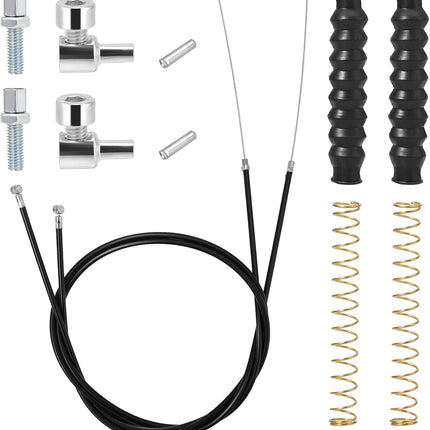 2-Pack Rollator Brake Cable Replacement Kit, 41" Cables for Wheelchair & Walker