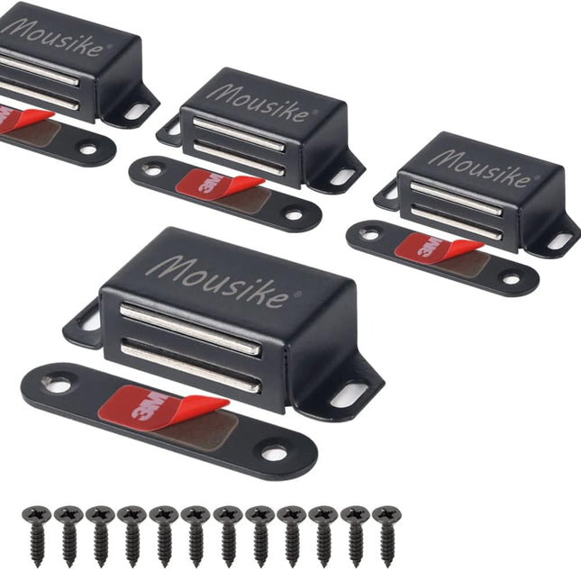 4-Pack Cabinet Magnets – 30lb Strong Magnetic Door Latch for Kitchen & Closet