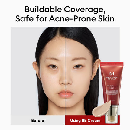 BB Cream No.23 Natural Beige SPF42 PA+++ Tinted Moisturizer 1.69 Oz