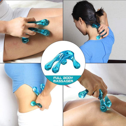 Palm Massage Tool Handheld Deep Tissue Massager for Neck Back Shoulder Relief