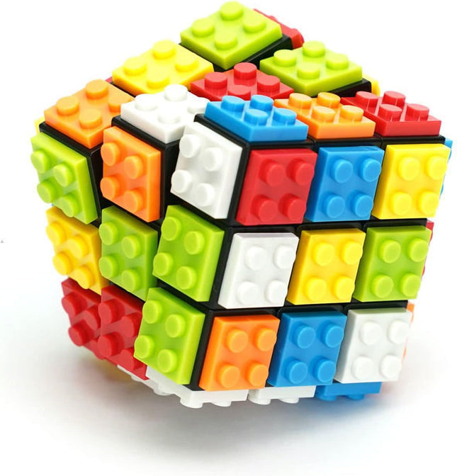 3x3 Speed Cube Magic Puzzle Toy Smooth Twist Brain Teaser for Kids Adults