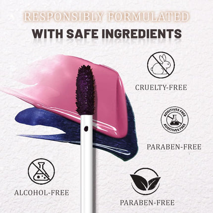 Rose Peel-Off Lip Stain – Matte, Waterproof, Long-Lasting 24H, Shade 02