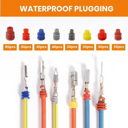 26 Types Automotive Electrical Pin Connectors – 22-14 AWG, Removal Tool, Molex, Delphi