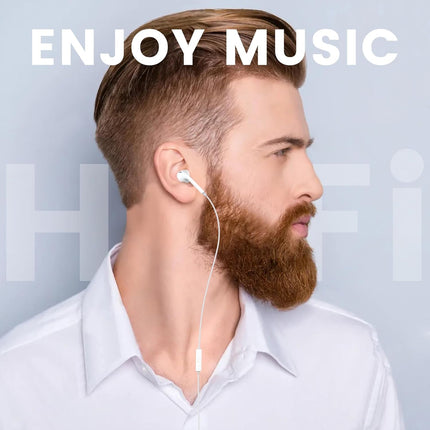 Wired Earbuds with Microphone 3.5mm Jack In-Ear Headphones for Devices
