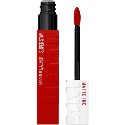 Super Stay Matte Ink Exhilarator Lipstick Ruby Red 1 Count 16 Hour Wear
