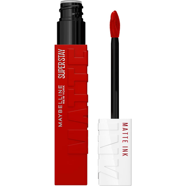 Super Stay Matte Ink Exhilarator Lipstick Ruby Red 1 Count 16 Hour Wear