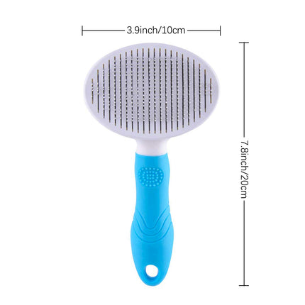 Self-Cleaning Cat & Dog Brush – Deshedding, Massaging Tool for Long & Short Haired Pets