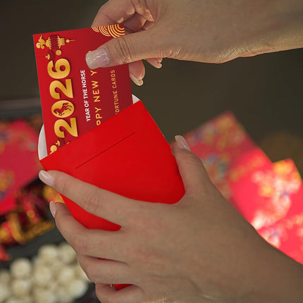 30-Piece 2026 Chinese New Year Scratch Off Cards – Office & Party Game
