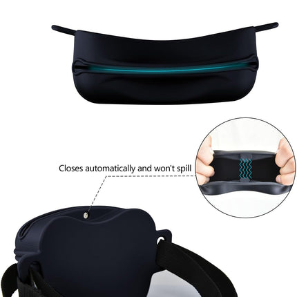 Pet Training Snack Pouch with Clicker 2.0 – Magnetic Closure & Silicone Belt for Treats