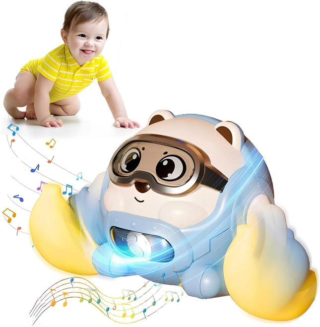Rolling Baby Toy – Musical 360° Crawling & Tummy Time Toy for Toddlers
