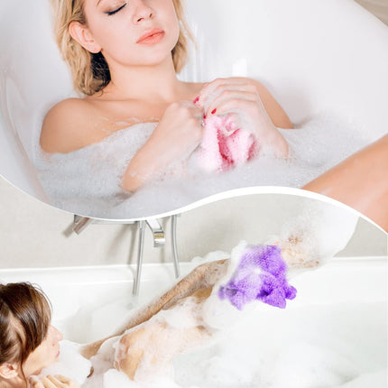 African Exfoliating Net Sponge – Long Bath Wash Rag, Body Scrubber