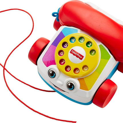 Classic Chatter Telephone Pull Along Toy with Rotary Dial for Toddlers