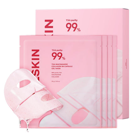 TXA Pink Capsule Gel Mask Overnight Face Mask 99% Tranexamic Acid Hydrating Glow