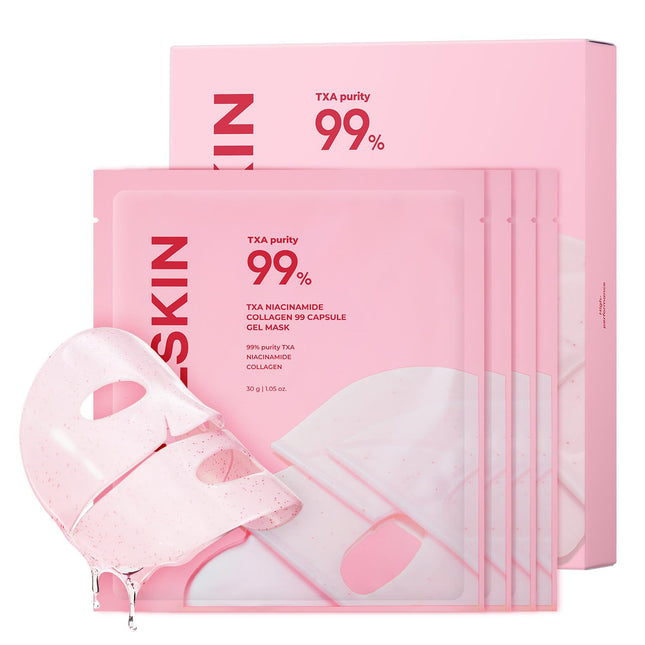 TXA Pink Capsule Gel Mask Overnight Face Mask 99% Tranexamic Acid Hydrating Glow