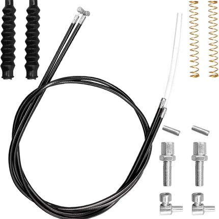 14PCS Walker Brake Cable Replacement Kit, 45" Drive Cable & Hardware for Rollators