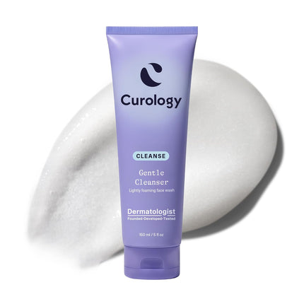 Gentle Face Wash for Sensitive Skin, Oat & Glycerin Hydrating Foaming Cleanser
