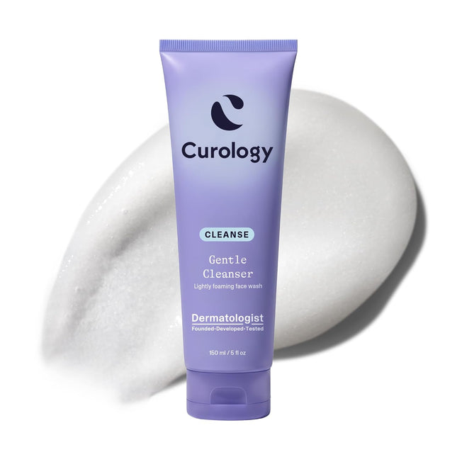 Gentle Face Wash for Sensitive Skin, Oat & Glycerin Hydrating Foaming Cleanser
