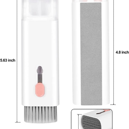 7PCS Computer Cleaning Kit with Brushes for Keyboard Screen & Devices