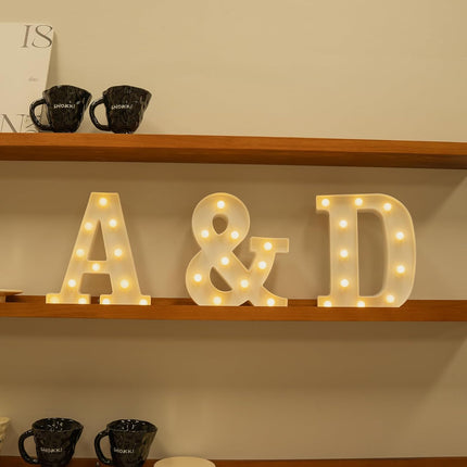 LED Marquee Letter "A" – Light Up Sign for Birthday, Wedding & Holiday Decoration