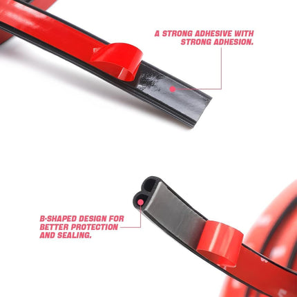 Double Layer Self-Adhesive Car Door Seal Strip – 32.8FT Noise Insulation Weatherstrip