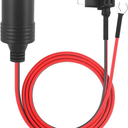 1m 3.3ft Car Cigarette Lighter with Fuses Kit – Add-a-Circuit TAP Adapter, 12V Fuse