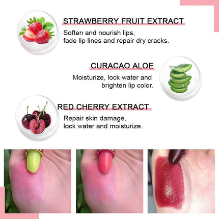 3-Pc Magic Color Changing Lipstick – Waterproof, Long-Lasting, PH Mood