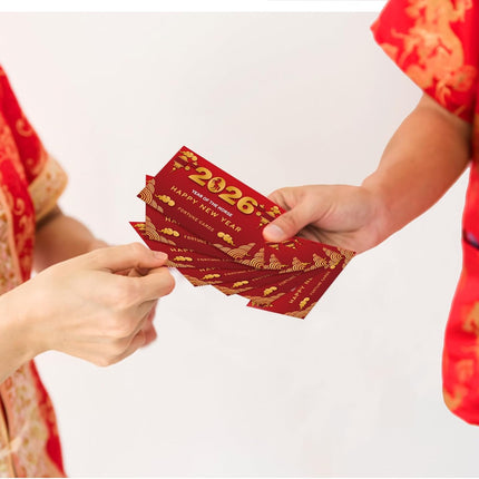 30-Piece 2026 Chinese New Year Scratch Off Cards – Office & Party Game