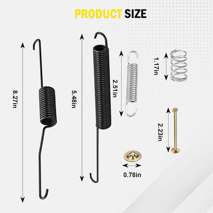 Rear Drum Brake Shoe Hardware Kit for Chevy Silverado 1500 2008-13 GMC Sierra 08-15