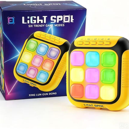 6-in-1 Electronic Tic Tac Toe Handheld Puzzle Game Portable Travel Toy