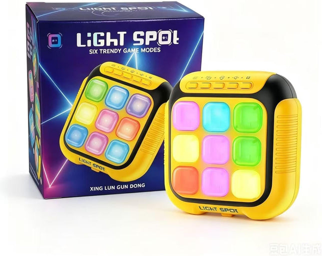 6-in-1 Electronic Tic Tac Toe Handheld Puzzle Game Portable Travel Toy