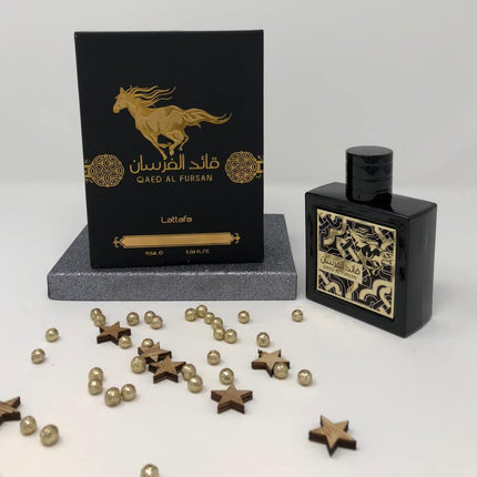 Lattafa Qaed Al Fursan Perfume Unisex 100ml Eau de Parfum Fruity Amber Woody Scent