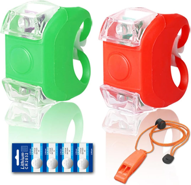 Kayak Navigation Lights – Red & Green Battery Operated for Night Kayaking