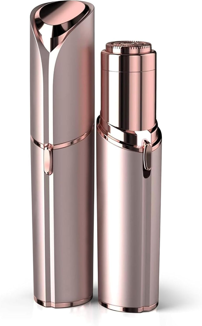 Facial Hair Remover for Women – Painless Electric Face Shaver, Rose Gold