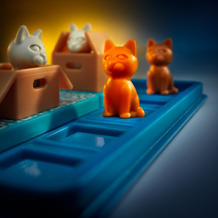 Cats & Boxes Logic Puzzle Game with 60 Challenges for Kids Ages 7+