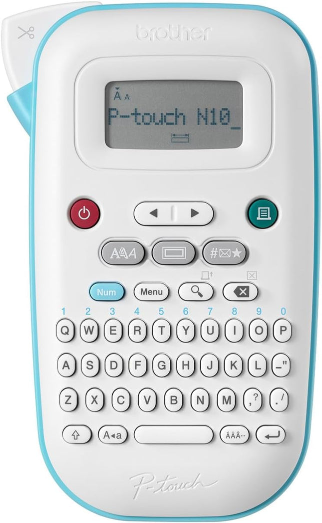 P-Touch PT-N10 Handheld Label Maker – Portable, Prints Personalized Color Labels