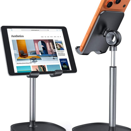 Cell Phone Holder Stand – Desk Organizer for Office, Gaming, iPhone, iPad & More