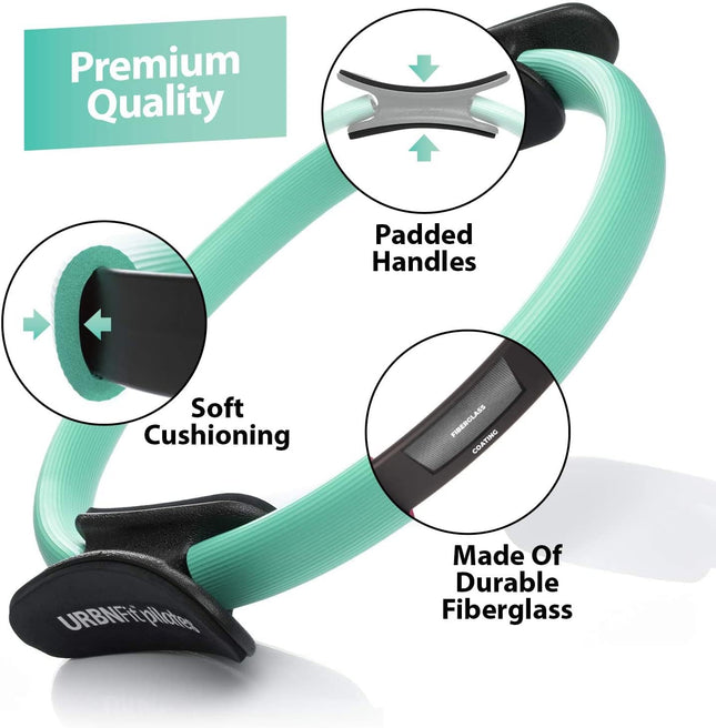 Magic Pilates Ring 12” – Inner Thigh & Pelvic Floor Exercise Ring with Bonus Guide