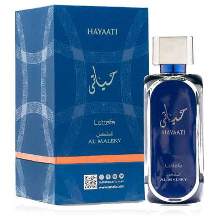 Lattafa Hayaati Al Maleky Perfume 100ml Eau de Parfum Amber Spicy Fragrance