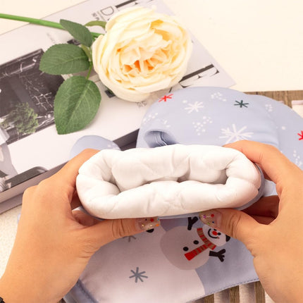 1 Pair Christmas Oven Mitts – Santa & Snowman Kitchen Gloves for Baking, Cooking, and Grilling