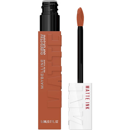 Super Stay Matte Ink Liquid Lipstick Amazonian Nude Brown Long Wear 16H