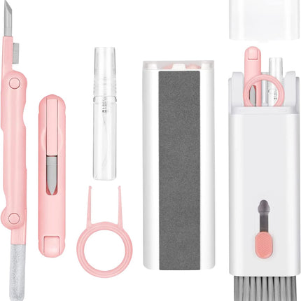 7PCS Computer Cleaning Kit with Brushes for Keyboard Screen & Devices