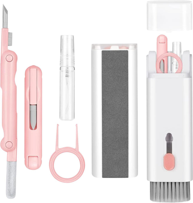 7PCS Computer Cleaning Kit with Brushes for Keyboard Screen & Devices