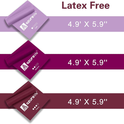 Professional Long Non-Latex Resistance Bands for Yoga Pilates Rehab Strength Training