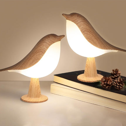 2-Pack Bird Night Lamps – Cordless Touch Dimmable Lights